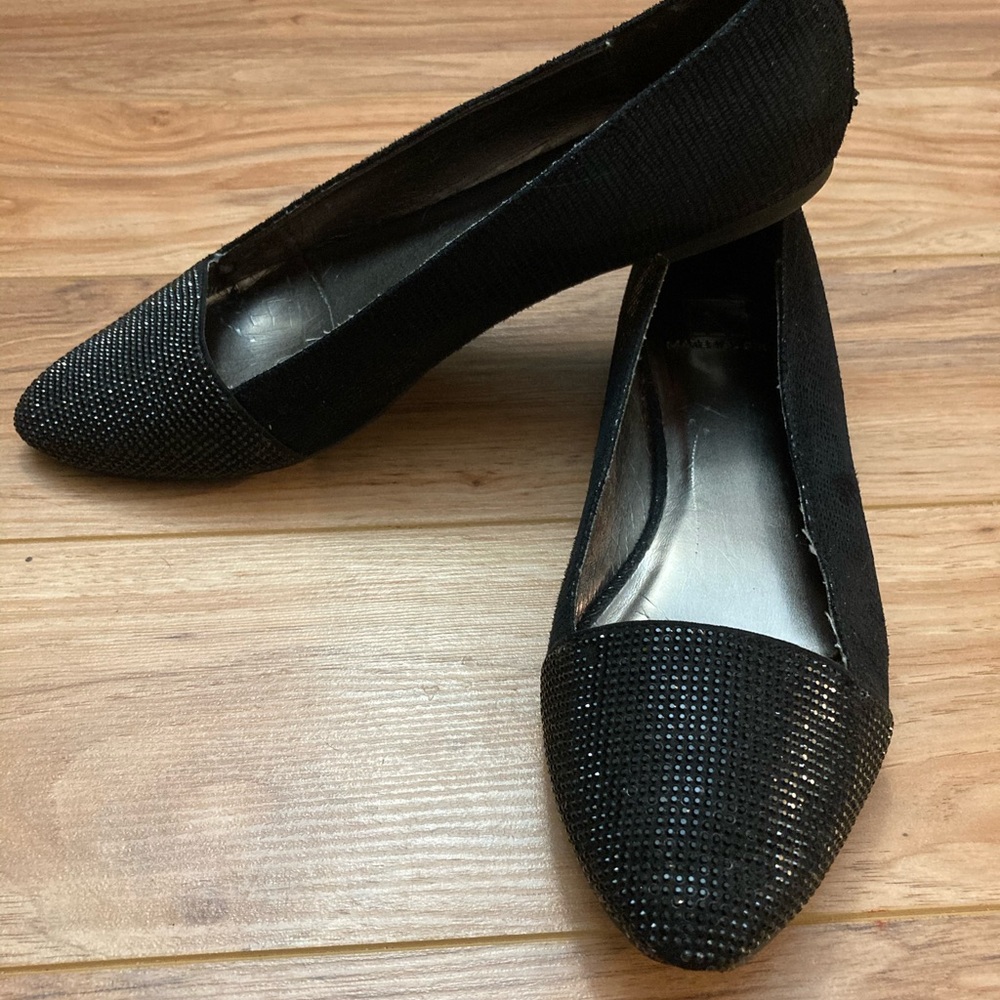 Material Girl Black Flats